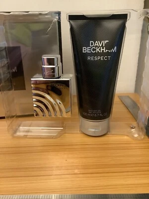 £19.99 • Buy DAVID BECKHAM RESPECT MAN PERFUME AFTER SHAVE EDT 40 Ml SHOWER GEL Box VAL GIFT
