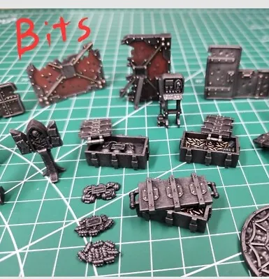 Warhammer 40K Terrain Bits. Barricades Objective Markers Ammo Cache Kill Team  • $1.50