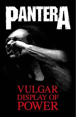 Pantera - Premium Textile Poster Flag (Vulgar Display Of Power) 104cm X 66cm • $50.99