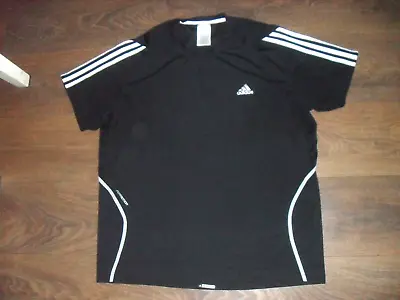 £9.99 • Buy ADIDAS T.SHIRT FORMOTION RESPONSE BLACK SIZE L Chest 48  GREAT USED COND