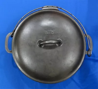 Vintage Vollrath (unmarked) Cast Iron Dutch Oven No.8 Matching #8 Lid-no Wobble • $115