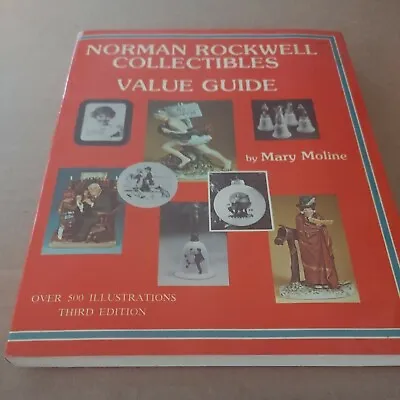 Vintage 1980 Book  Norman Rockwell Collectibles Value Guide  By Mary Moline • $9.99