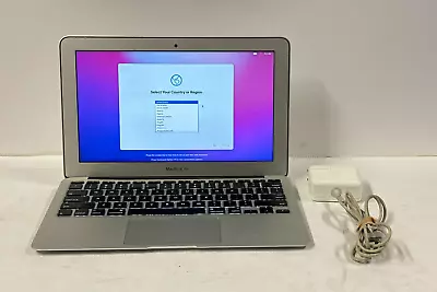 Apple MacBook Air 11  A1465 2015 (Core I5 1.6 GHz 4gb RAM 128gb SSD OS 12.7) • $119.95