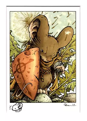 MOUSE GUARD~ David PETERSEN W/ Sketch LIMITED ART PRINT B • $31.99