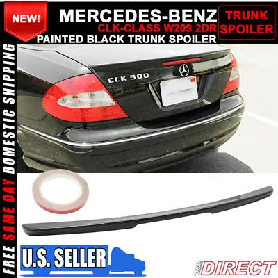 Fits 03-09 Mercedes Benz CLK-Class W209 AMG Style Trunk Spoiler ABS Black #040 • $112.99