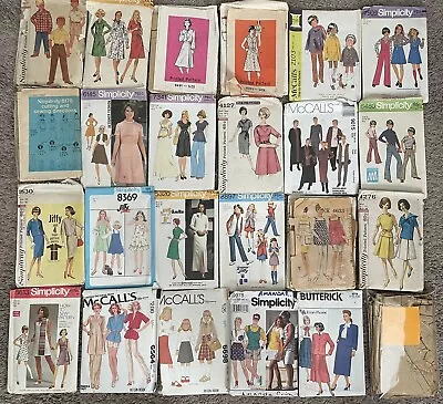 Vintage Sewing Patterns Lot Of 48. Women’s/children’s/Men’s. 1950’s/1960’s &more • $24.99