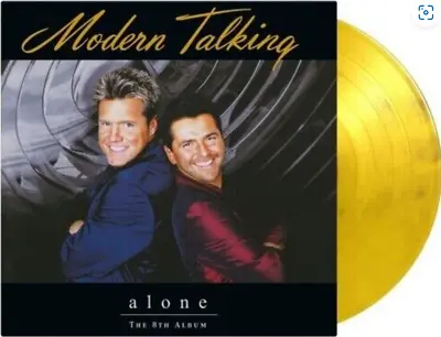 Modern Talking Alone The 8th Album LP  Vinyl Record Limited Numbered Yellow 2023 • $31.09