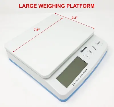 DIGITAL SHIPPING SCALE POSTAL SCALE 66 LBS CAPACITY W/ AC ADAPTER • $25.99