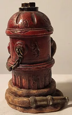 Fire Hydrant Red Coin Money Bank Fire Hose Vintage Childs Bank • $16.99