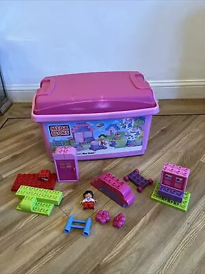 Mega Bloks 7536 Mini Bloks Building Blocks Set Pink Storage Box - 197 Pieces  - • £9.99