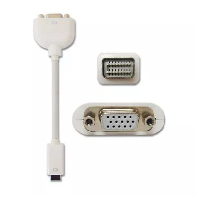 Mini DVI To VGA Monitor Vedio Adapter Cord Cable For Apple Macbook Mac Air Pro • $5.09