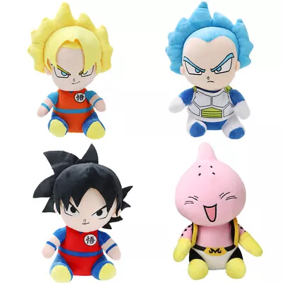 Dragon Ball Z Plush Toy Son Goku Vegeta Super Saiyan Majin Buu Stuffed Doll Gift • $11.99