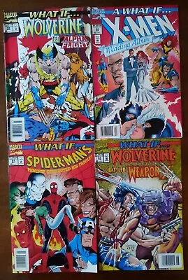 $34.99 • Buy What If #59-65 - Newsstand Lot Wolverine Weapon X Spider-Man X-Men Iron Man 1994