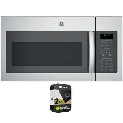 GE 1.7 Cu. Ft. Over-the-Range Microwave Oven Stainless Steel + 2 Year Warranty • $299