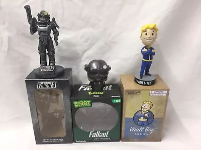 Fallout Figures-Bundle X3-Ltd Ed Power Armour Pip Boy Dorbz & PC Game See Desc • $89.99