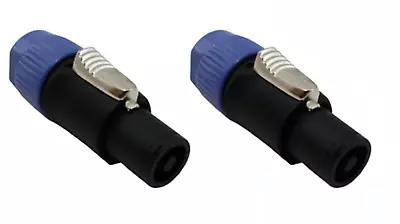 (2 PACK) PROCRAFT PC-TSC033 4-Pole Speakon Style Locking Cable Mount Connector • $6.01