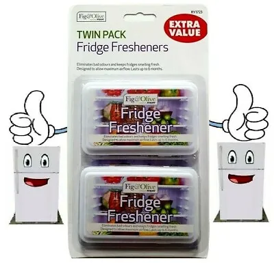 £4.39 • Buy Fridge Freshener Deodoriser Air Fresh Kitchen Smell Odour Refrigerator Clean