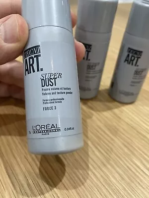 L’Oreal Professional TECNI ART Super Dust Hair Powder 7g Pack Of 3 • £40