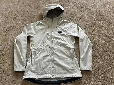 Patagonia Women's Torrentshell Jacket Full Zip Birch White Size M STY83807 • $59.90