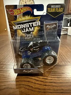 Hot Wheels 25th Monster Jam 1:64 Scale Edge Glow Batman Team Flag NIP!!! • $16.99