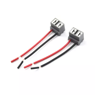 2PCS H7 2 Pins Headlight Repair Bulb Holder Connector Plug Wire Socket.zo LIAN • $2.22