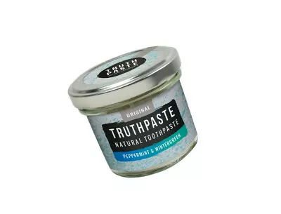 Truthpaste Natural Toothpaste-Peppermint-Flouride SLS Cruelty Free-Organic Vegan • £11.39