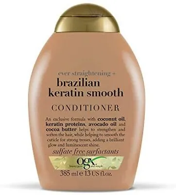 OGX Brazilian Keratin Conditioner For Dry Hair 385 Ml • £5.57