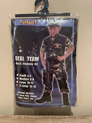 Navy SEAL TEAM Costume Kit Kids Halloween XL 14-16 B29 • $16.99
