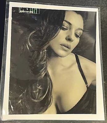 Sexy Sultry MONICA BELLUCCI Hot Model 7.75  X 10  Color Photo Print Laminated • $9.99