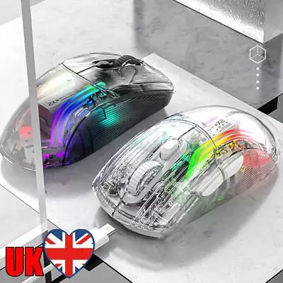 Wired Wireless Gaming Mouse Bluetooth-compatible Creative Mouse For Home Office • £19.79