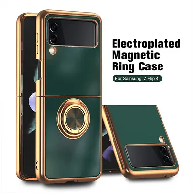 $6.99 • Buy Case For Samsung Galaxy Z Flip 4  Z Flip 3 Shockproof Slim Magnetic Holder Cover