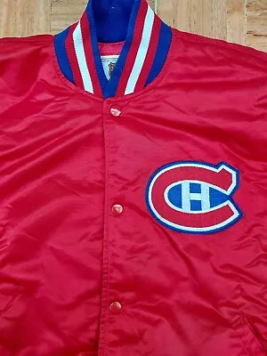 Montreal Canadiens-THE CLASSIC VINTAGE Starter Jacket- Mens Xl...MADE IN USA... • $145
