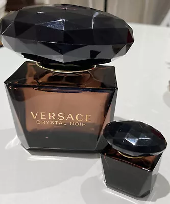 Versace Crystal Noir 90 Ml  EDP Eau De Parfum Women + Mini Bottle!! • $65.75