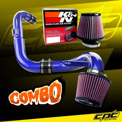 For 06-11 Honda Civic DX/LX/EX 1.8L Blue Cold Air Intake + K&N Air Filter • $127.96