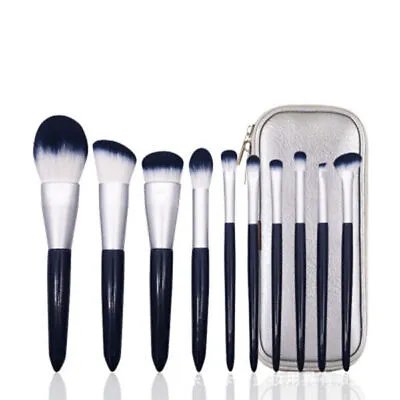 10pc Professional Cosmetic Brush Makeup Eyeshadow Eyebrow Foundation Brushes Set • $11.10
