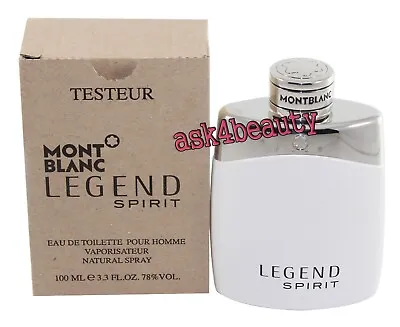 Mont Blanc Legend Spirit By Mont Blanc 3.4oz/100ml Edt Spray For Men New Same As • $34.99