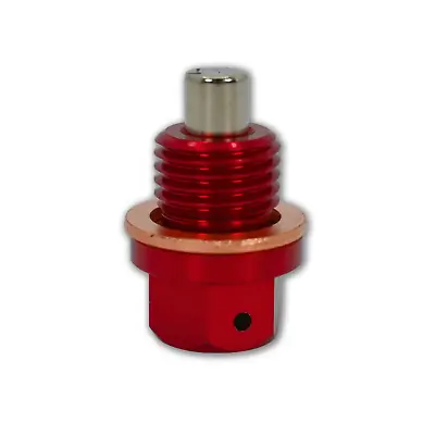 Red Racing Magnetic Oil Drain Plug For Nissan Pathfinder Frontier Xterra Titan • $11.95