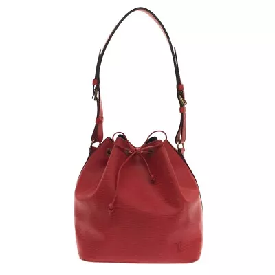 Auth LOUIS VUITTON Petit Noe M44107 Castilian Red Epi A21913 Shoulder Bag • $260