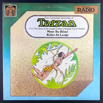 Tarzan • Original Radio Show Broadcast Vinyl GOLDEN AGE Record LP EX • $4.99