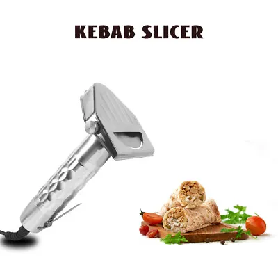 Commercial Kebab Cutter Roast Meat Slicer Processors Rotisserie 110-240V 80W • $368.72