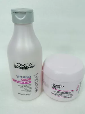 L'OREAL VITAMINO COLOR INCELL SHAMPOO 8.45 Oz & A-OX MASQUE GELEE 6.7 Oz • $21.29