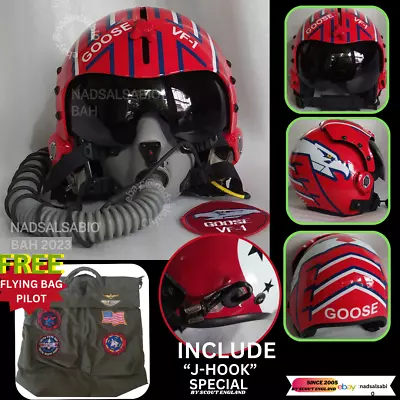 TOP GUN MAVERICK  GOOSE FIGHTER PILOT HELMET(MASK NOT INCLUDE)Scala 1:1 • $330