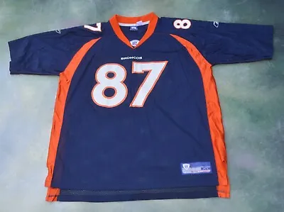 Reebok NFL Denver Broncos Ed McCaffrey #87 Autographed Jersey Size XL. • $157.50