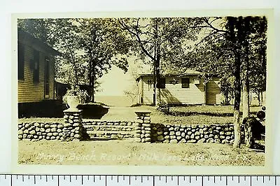 $10.15 • Buy C.1910 RPPC Cottages Murry Beach Resort, Mille Lacs Lake Real Photo P35