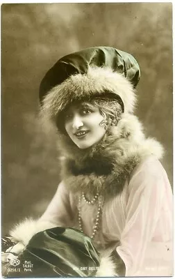 GABY DESLYS French DANCER Singer MUSIC HALL Theatre By Talbot HAT By Lewis PARIS • £12