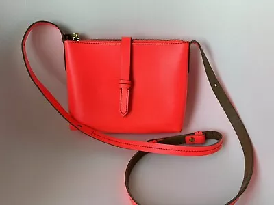 J.Crew Leather Neon Handbag • $25.99