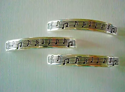 2 Hole Slider Beads Bands Musical Notes Sheet Music Beads #3 • $5.95