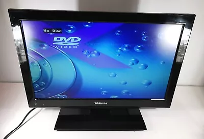 Toshiba 19DL502B2 LCD 19” HD TV DVD Combi Black    No Remote Control • £49.95