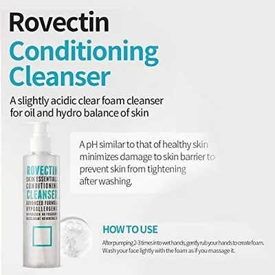 £13.50 • Buy ROVECTIN Skin Essentials Conditioning Cleanser 175ml