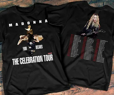Madonna The Celebration Tour 2023-2024 T-Shirt Music Shirt For Fan S-5XL HP2285 • $20.99